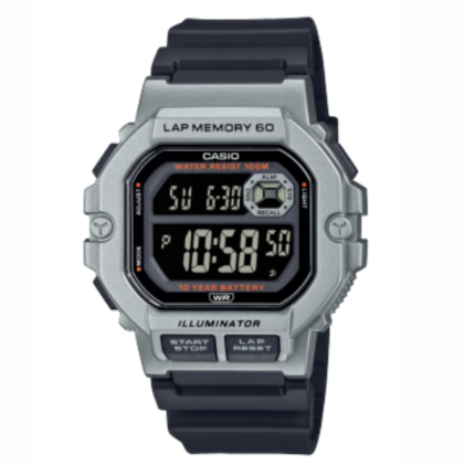 Casio General WS-1400H-1BV Black Resin Band Men Watch